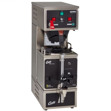  Curtis GEM-120A-63 Single 1.0 Gal. Analog Coffee Brewer With Dual Voltage