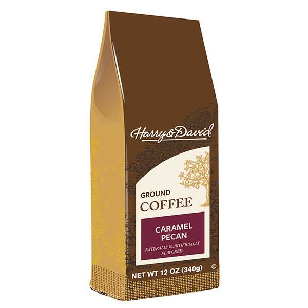  Harry & David Caramel Pecan Ground Coffee, 2 Bags (12 Oz Each)
