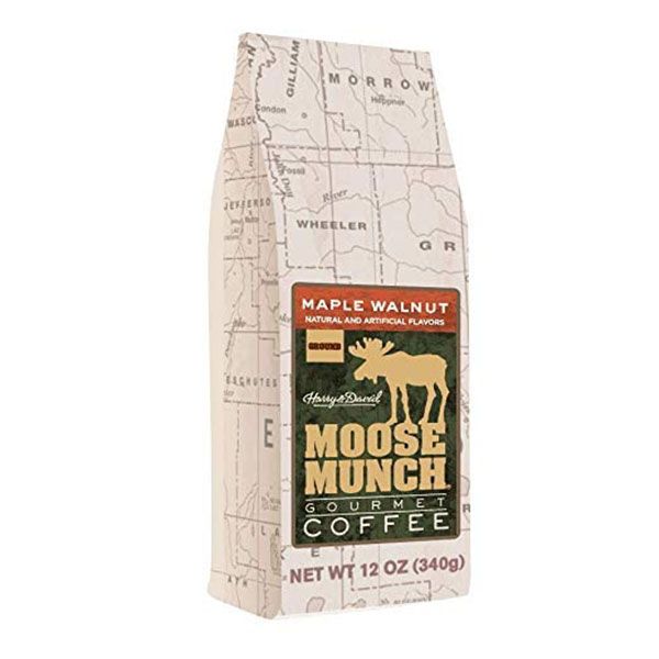  Harry & David Moose Munch Maple Walnut Ground Gourmet Coffee, 12 Oz
