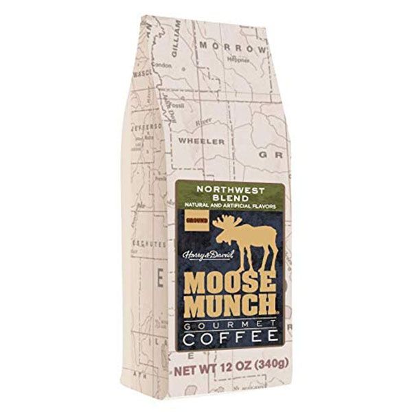  Harry & David Northwest Blend Moose Munch Ground Coffee, 12 Oz