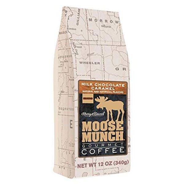  Harry & David Milk Chocolate Caramel Moose Munch Coffee, 12 Oz