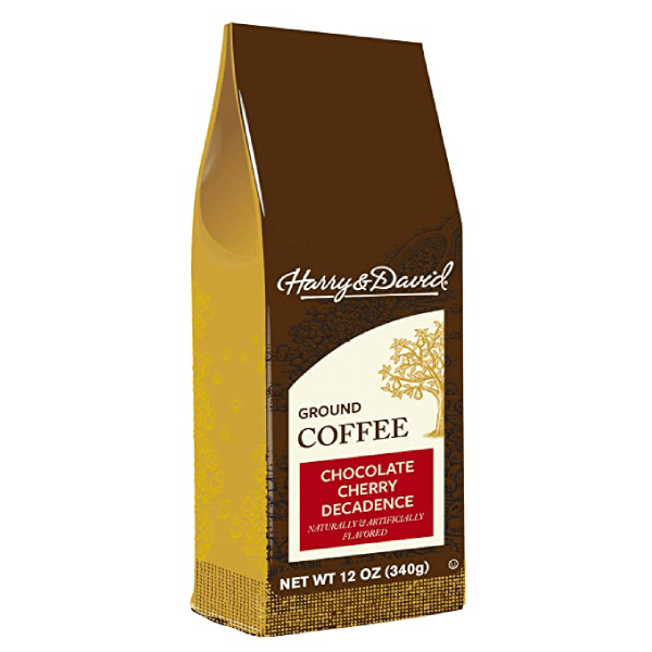  Harry & David Chocolate Cherry Decadence, Chocolate Raspberry Ground Coffee 6 Bags (12 Oz Each)