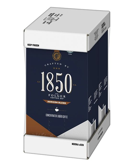  Folgers 2 Liter 1850 Horizon Blend (Replaces Dark Roast) (Twelve)