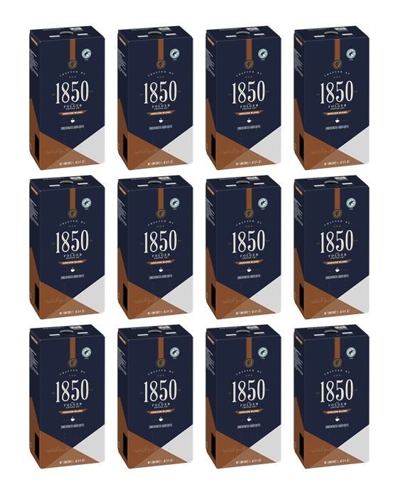  Folgers 2 Liter 1850 Horizon Blend (Replaces Dark Roast) (Twelve)