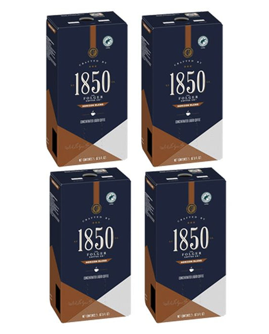  Folgers 2 Liter 1850 Horizon Blend (Replaces Dark Roast) (Four Boxes)