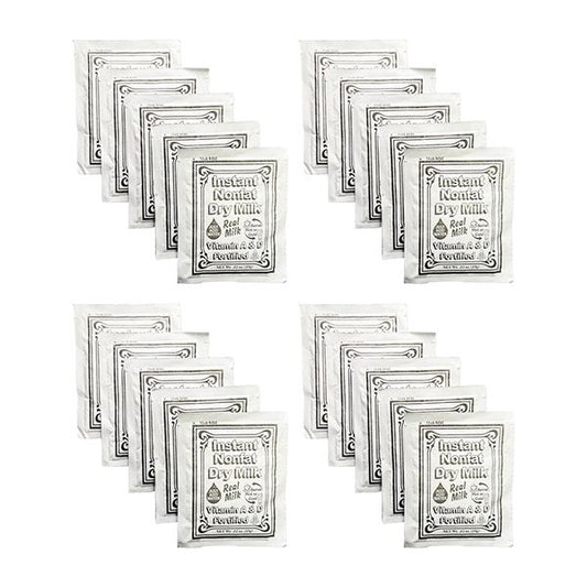  Non-Fat Dry Milk Instant Mix – 15g Packets, 20 Pack – Vitamin A & D Fortified