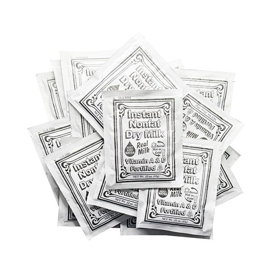  Non-Fat Dry Milk Instant Mix – 15g Packets, 100 Pack – Vitamin A & D Fortified