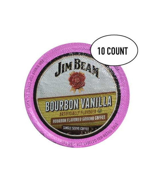  Jim Beam Bourbon Vanilla Flavored Single Serve Cups, 10 Cups