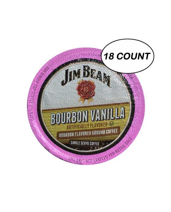  Jim Beam Bourbon Vanilla Flavored Single Serve Cups, 18 Cups