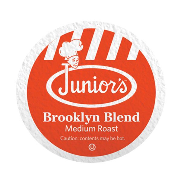  Junior's Most Fabulous Brooklyn Blend, Medium Roast Single Single Serve 18 Ct 
