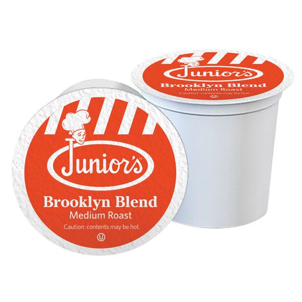  Junior's Most Fabulous Brooklyn Blend, Medium Roast Single Single Serve 18 Ct 