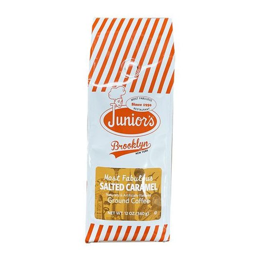  Junior's Most Fabulous Salted Caramel Ground Coffee, 12 Oz Bag 