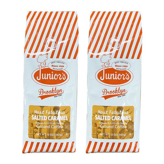  Junior's Most Fabulous Salted Caramel Ground Coffee, 2/12 Oz Bag