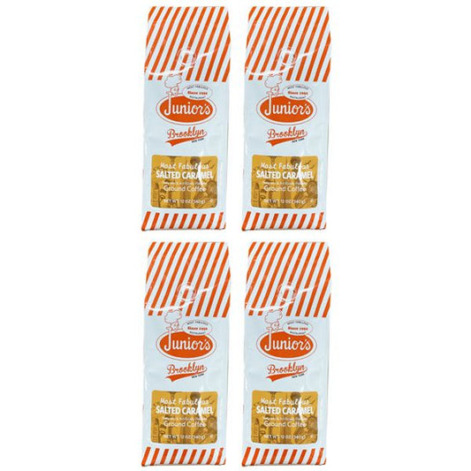  Junior's Most Fabulous Salted Caramel Ground Coffee, 4/12 Oz Bag