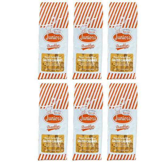  Junior's Most Fabulous Salted Caramel Ground Coffee, 6/12 Oz Bag