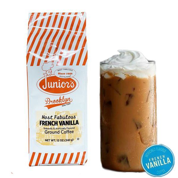  Junior's Most Fabulous French Vanilla Ground Coffee, 12 Oz Bag 