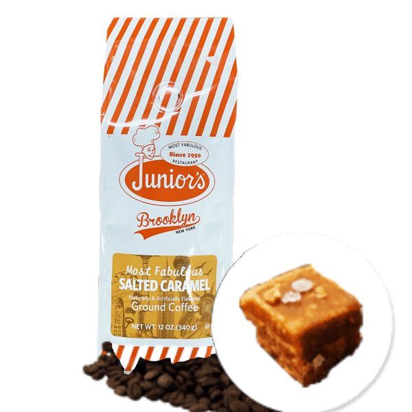  Junior's Most Fabulous Salted Caramel Ground Coffee, 12 Oz Bag 