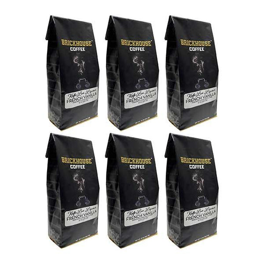  Kafe-Lua Liqueur Flavored Ground Coffee By Brickhouse, French Vanilla, 6 X 12oz Bags