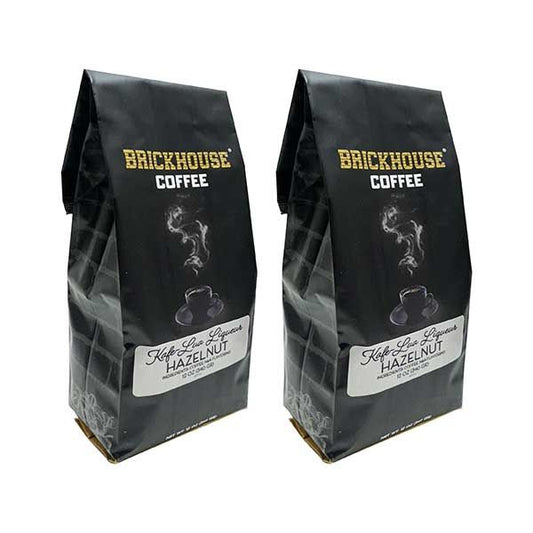  Kafe-Lua Liqueur Flavored Ground Coffee By Brickhouse, Hazelnut, 2 X 12oz Bags