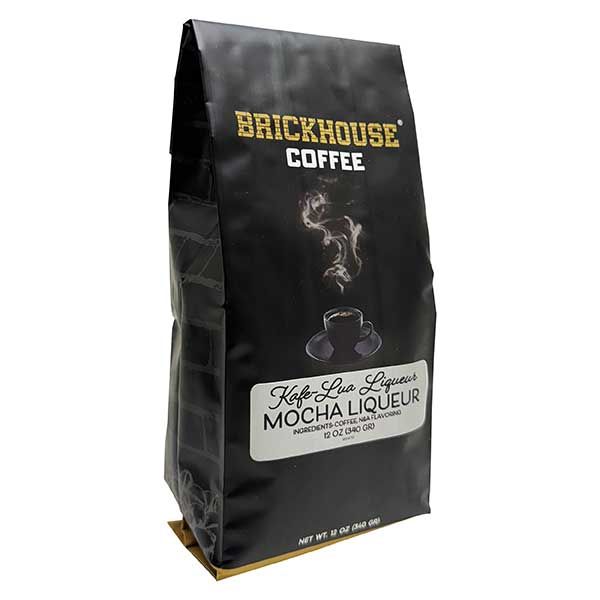  Kafe-Lua Liqueur Flavored Ground Coffee By Brickhouse, Mocha, 6 X 12oz Bags