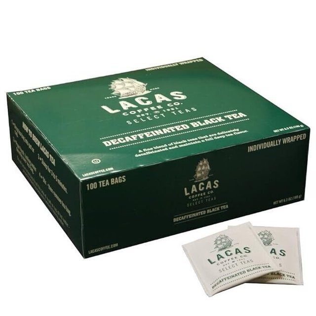  Lacas Coffee Company Hot Tea Decaffeinated