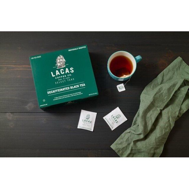  Lacas Coffee Company Hot Tea Decaffeinated