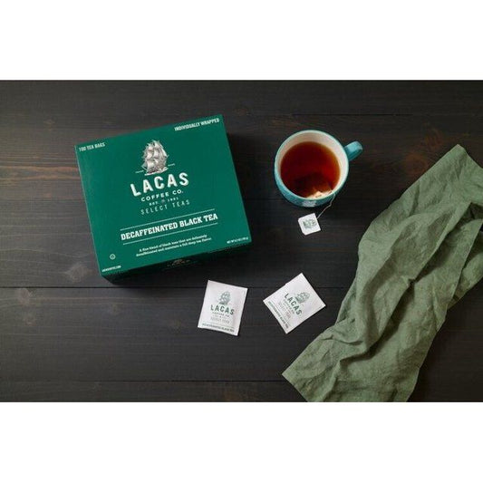  Lacas Coffee Company Hot Tea Decaffeinated