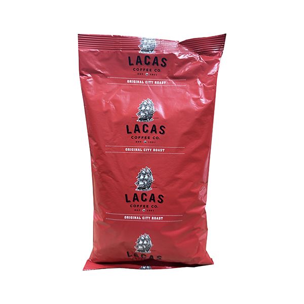  Lacas Original City Roast Ground Coffee, 16 Oz Bag – Premium Gourmet Blend With Sweet Full-Bodied Finish – Perfect For Home Brewing And Café-Quality Coffee