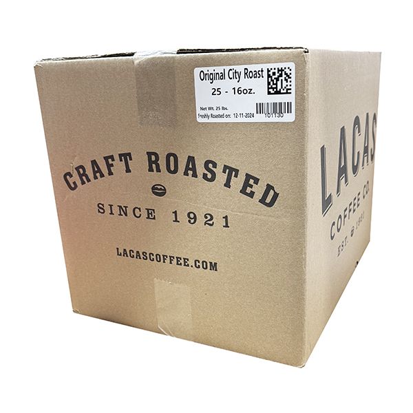  Lacas Original City Roast Ground Coffee, 25/16 Oz Bags – Premium Gourmet Blend With Sweet Full-Bodied Finish – Bulk Coffee For Cafés And Restaurants