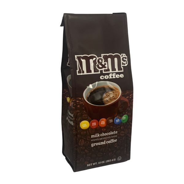  M&M's Milk Chocolate, Naturally And Artificially Flavored Ground Coffee, (4 Bags/10 Oz)
