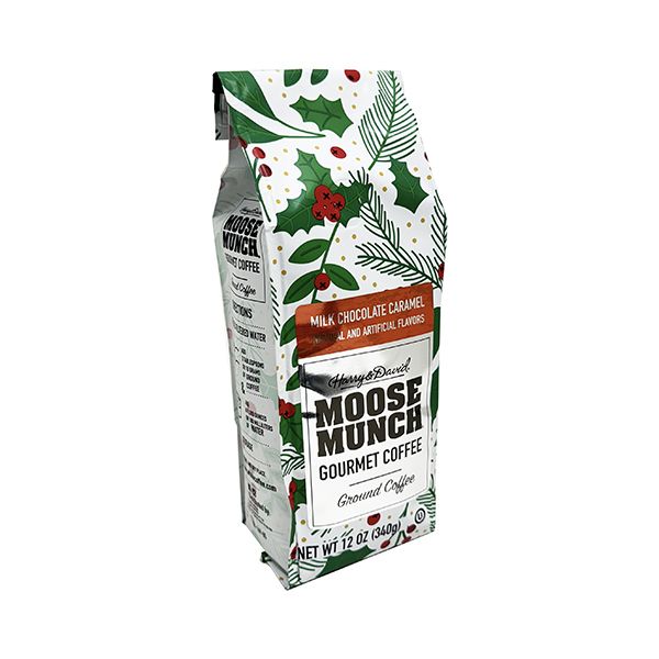  Moose Munch Milk Chocolate Caramel Coffee, Limited Edition Holiday Bags, 3x12oz