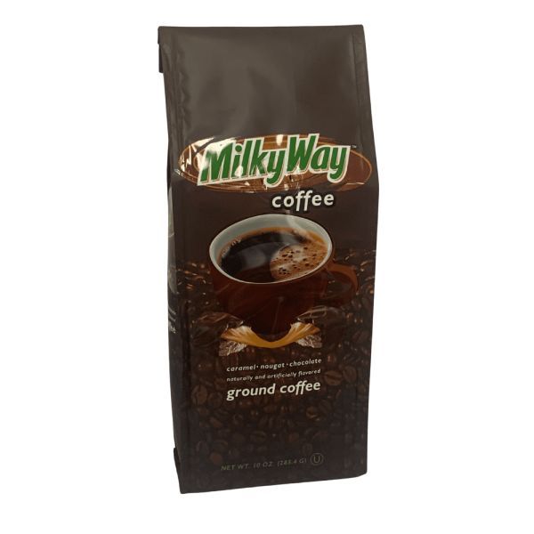  Milky Way Caramel, Nougat And Chocolate, Naturally And Artificially Flavored Ground Coffee,2/10 Oz Bags