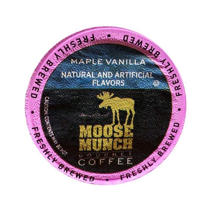  Moose Munch Northwest, Dark Chocolate Caramel, Chocolate Peanut Butter, Maple Vanilla 4/18 Ct