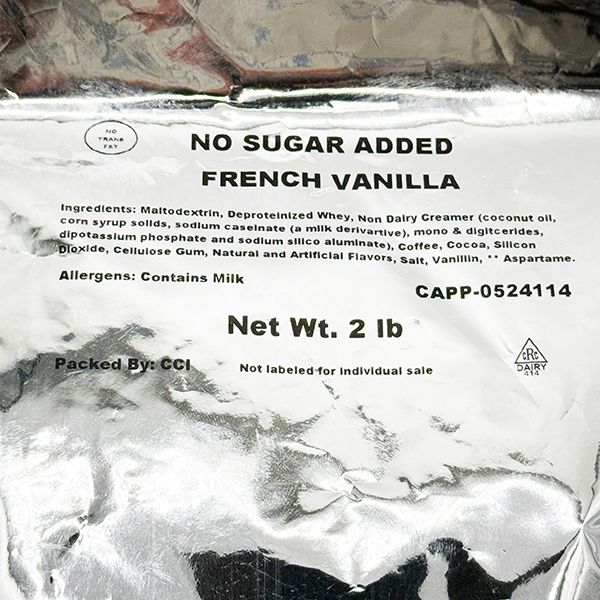  Brickhouse Fat Free French Vanilla Powdered Cappuccino Mix, 2lb Bag – Rich, Creamy, And Fat Free