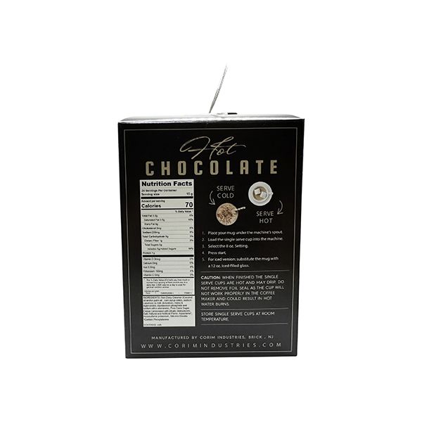 Cocoa De Aroma Hot Chocolate Sampler, 24 Cups – 8 Each Original, S’mores, Crème Brûlée