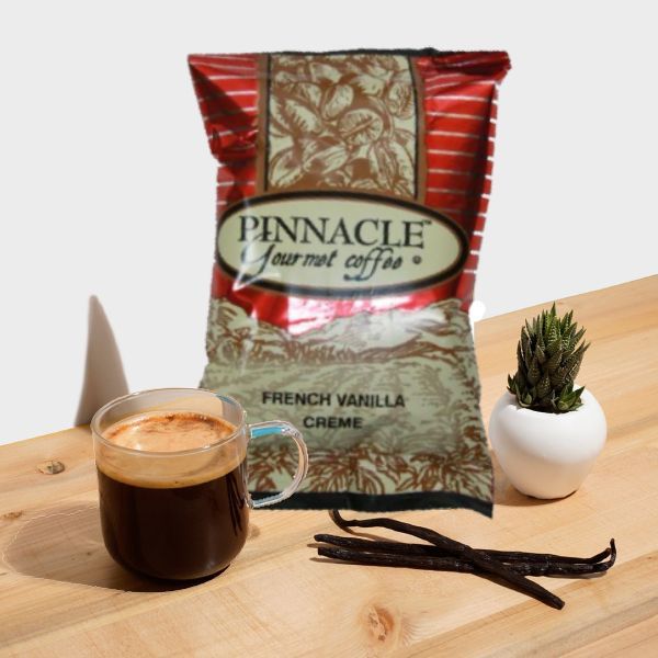  Pinnacle French Vanilla Creme Ground Coffee (24-2.25 Oz Bags)