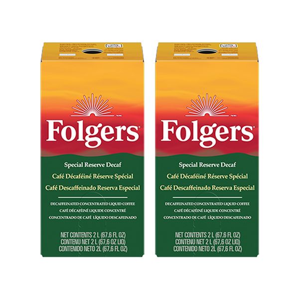  Folgers 2 Liter Special Reserve Decaf (Two)