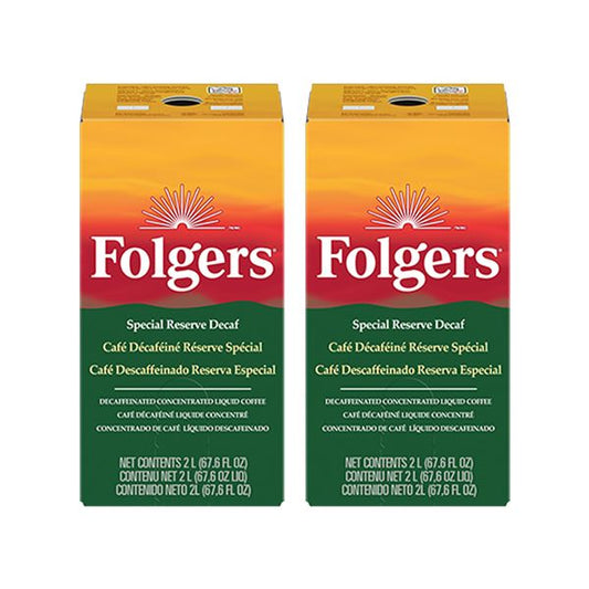  Folgers 2 Liter Special Reserve Decaf (Two)